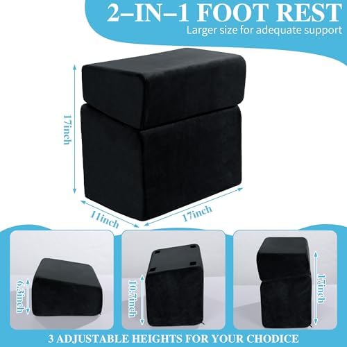 Under Desk Foot Rest, ROYALAY Ergonomic Office Footrest - Image 3