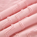 3-Piece Tufted Ruffle Crib Bedding Set - Image 6