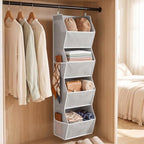 Libeder 4 Shelf Hanging Closet Organizer and Storage - Image 2