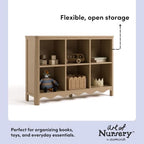 Storkcraft Casablanca 6 Cube Organizer Bookcase - Image 5