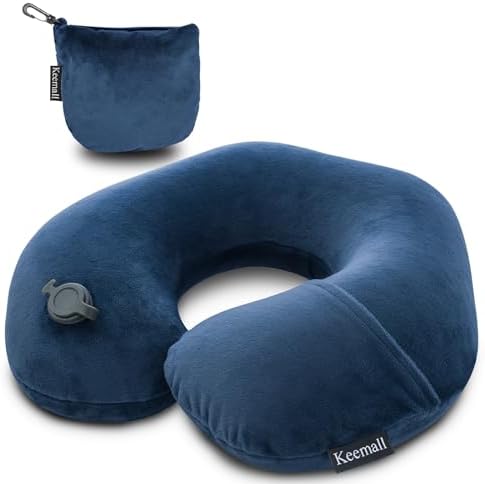 Keemall Inflatable Neck & Shoulder Travel Pillow by Keemall
