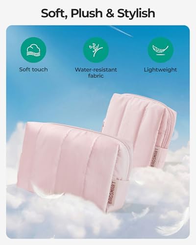 BAGSMART Puffy Makeup Bag Duo Large & Small - Image 4