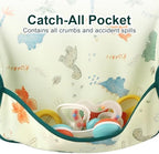 Accmor 5 Pack Long Sleeve Bibs, Baby Smock Waterproof Sleeved Bib Smock - Image 4