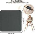 Basumee Splat Mat for Under High Chair, Waterproof & Mess-Proof Floor Mat - Image 6