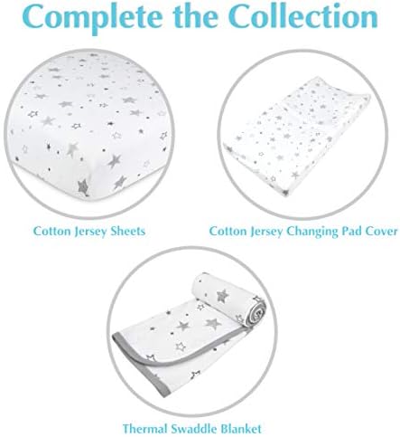 American Baby Company 100% Natural Cotton Fitted Cradle/Bassinet Sheet 36" x 18" - Image 6