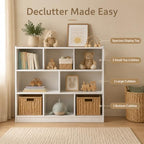8 Cube Storage Organizer, Kids Cube Shelf Toy Storage - Image 3