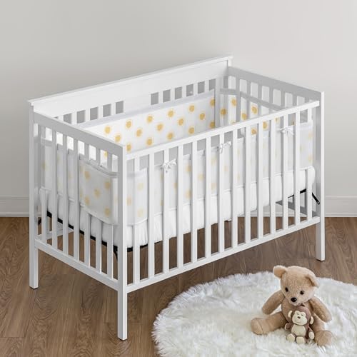 Sweet Jojo Designs + BreathableBaby 2-Piece Breathable Mesh Crib Liner Set - Image 2