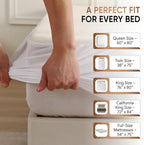 Waterproof Organic Mattress Protector Queen Size – Premium Soft Organic Cotton - Image 6