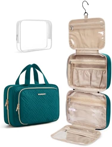 BAGSMART Toiletry Bag Hanging Travel Makeup Organizer by BAGSMART