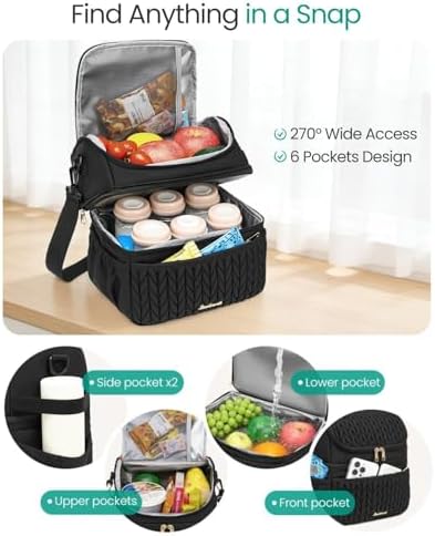 Breastmilk Cooler Bag, 12L Double Deck - Image 6