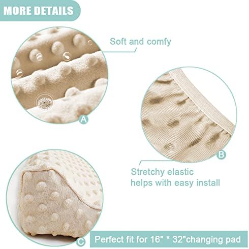 Owlowla 2Pack Changing Pad Cover Soft Minky Table Sheets Baby Boys Girls - Image 3