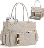 Bagstellar Teacher Tote Bag for Women, 15.6" Laptop Work Tote Computer Bag by Bagstellar