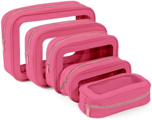 YOPCDJ 5PCS Diaper Bag Organizer Pouch, Cosmetic Bag Set, TSA Approved Toiletry by YOPCDJ