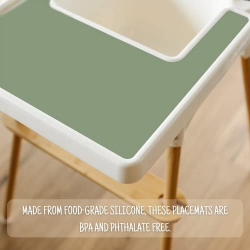 High Chair Placemat for IKEA Antilop Baby High Chair, Silicone Placemats - Image 3