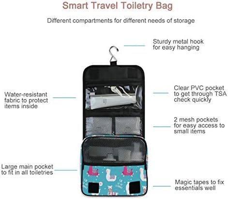 senya Hanging Travel Toiletry Bag Kit Makeup Case Cosmetics Organizer - Image 3