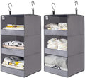 GRANNY SAYS 3-Shelf Hanging Closet Organizer, Foldable Storage by GRANNYSAYS