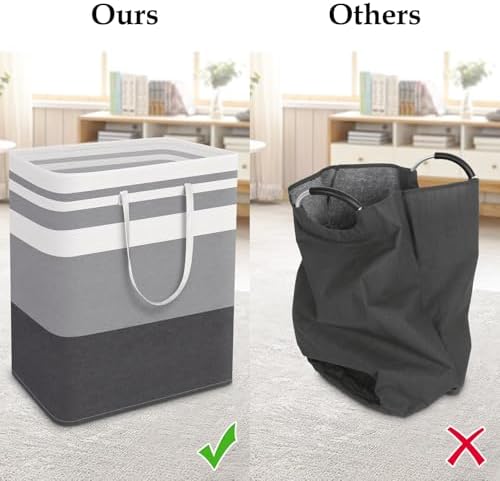 StorageRight Laundry Basket Hamper, 125L Collapsible Clothes Storage - Image 5