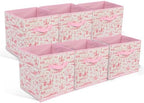 6 Pcs Pink Western Cube Storage Bins 12.5 Inch Cowgirl Storage Basket - Image 7