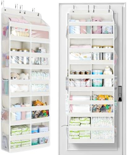 Yecaye 5-Tier Over The Door Organizer Dual-Column, 80lbs Load Extra Large Over by Yecaye