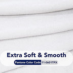 PureFit Stretch Couch Covers for Sofa Large Sofa Slipcovers White - Image 5