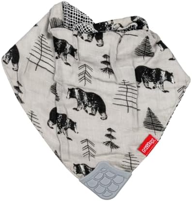 Nuby Baby Bibs - 3 Pc Muslin Bibs - Reversible 100% Natural Cotton Teething - Image 2