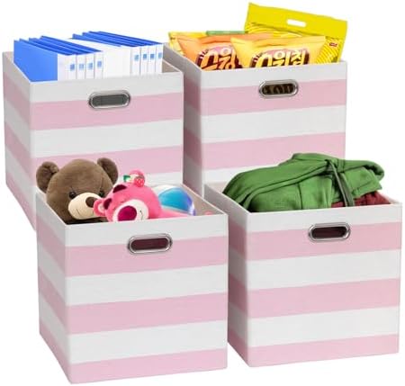 Posprica Storage Bins Storage Cubes, 13×13 Collapsible Storage Boxes Containers by Posprica