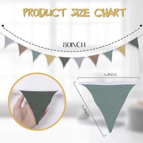 Pennant Banner Flags, Infant and toddler room decoration pennant, - Image 2