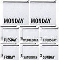 Oudain 14 Pcs Kids Packing Cubes of Week Baby Travel Organizer Pouches by Oudain