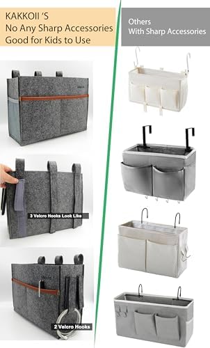 Bedside Caddy, Hanging Storage Bag, Chair Organizer Caddy, Drink Bottle - Image 3