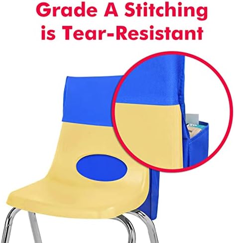 Chair Pockets for Classroom, Chairback Buddy Organizer - Image 5