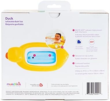 Munchkin Duck Inflatable Baby Bathtub - Image 7