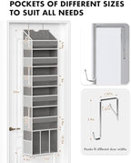 Over The Door Organizer, 6-Shelf Hanging Door Storage - Image 2