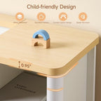 ONBRILL Stuffed Animal Storage, 6 Cube Toy Storage Organizer w/Wave Design - Image 5