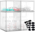 Baby Bottle Organizer, 4 Pack Bottle Storage Organizer Baby by Yubamin