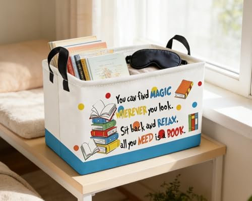 Essme Rectangular Kids Baskets, Book Storage Box, Cute Basket - Image 5