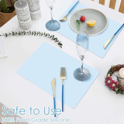 11.8''x15.75'' Silicone Mats, Food Grade Silicone Pad Table Mat - Image 2