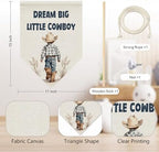 KYTWSFWS Western Cowboy Nursery Wall Art Pennant Flag, Boy Nursery Wall Decor - Image 6