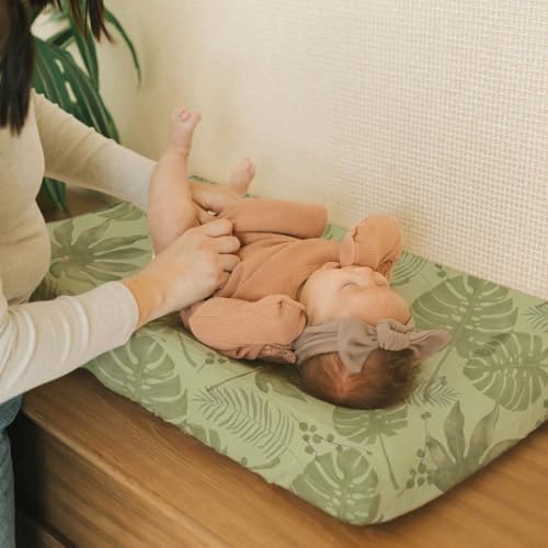 BROLEX Changing Pad Covers for Baby: Boy Girls Ultra Stretchy Soft 2 Pack - Image 3