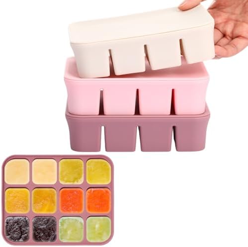 3 Pack Baby Food Freezer Tray by Mimorou