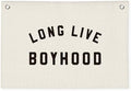 "Long Live Boyhood" Wall Banner 20x30 Inch by Wheatwin