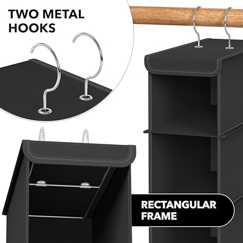 Simple Houseware 2 Pack 10 Shelves Hanging Shoe Organizer - Image 5