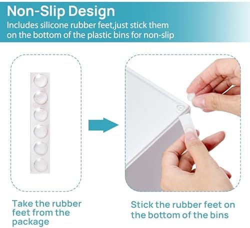 Vtopmart 4 Pack Small Stackable Storage Drawers - Image 6