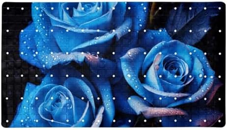 Bathtub Mat Non Slip 26.8x15.1In, Bathroom Decor PVC Shower Mats by Anna+Cowper
