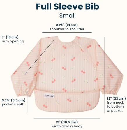 Tiny Twinkle Long Sleeve Bib for Babies & Toddlers | Waterproof Smock Bib for - Image 4