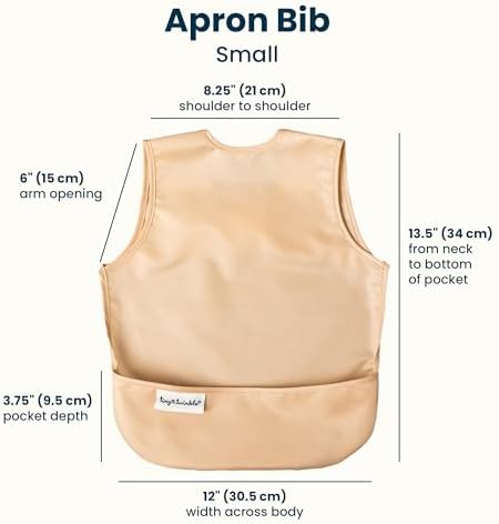 Tiny Twinkle Mess Proof Baby Bibs | 2 Pack Waterproof Toddler Bib - Image 3