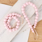 Boho Wood Bead Curtain Tiebacks Curtain Holdbacks - Image 4