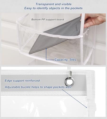 Fixwal 5-Shelf Over The Door Hanging Pantry Organizer, Room Organizer - Image 3