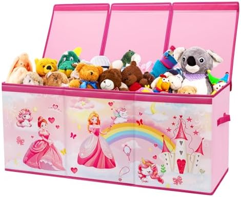 decalsweet Large Toy Box Collapsible Chest Organizer by Decalsweet