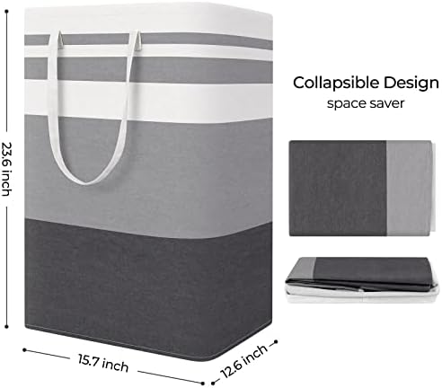 StorageRight Laundry Basket Hamper, 75L Collapsible Clothes Storage - Image 2