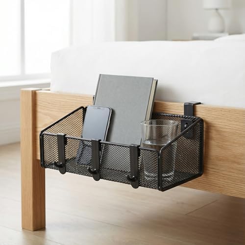 JDYOOMI Bedside Caddy Shelf Hanging Storage Basket - Image 4